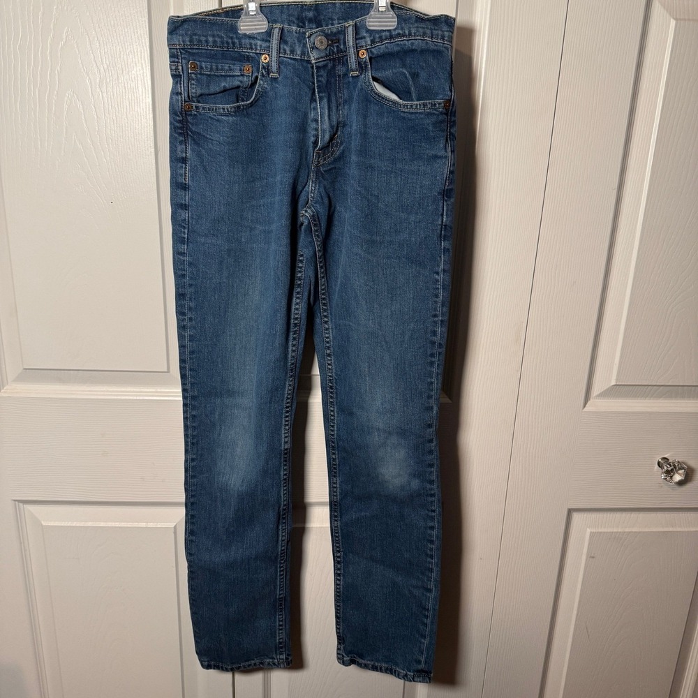 Levi's 511 Women's Jeans W29 L32 Blue Straight Leg Denim Pants